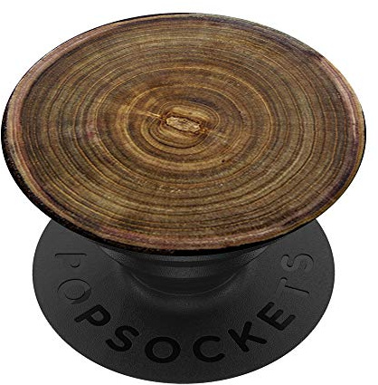 PopSockets natural design, wood, wooden, funny PopSockets PopGrip: Swappable Grip for Phones & Tablets