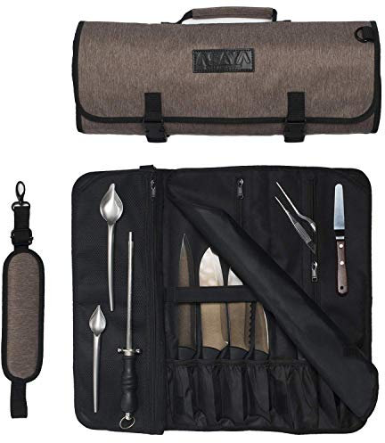 Asaya Knife Bag (Medium) (Brown)