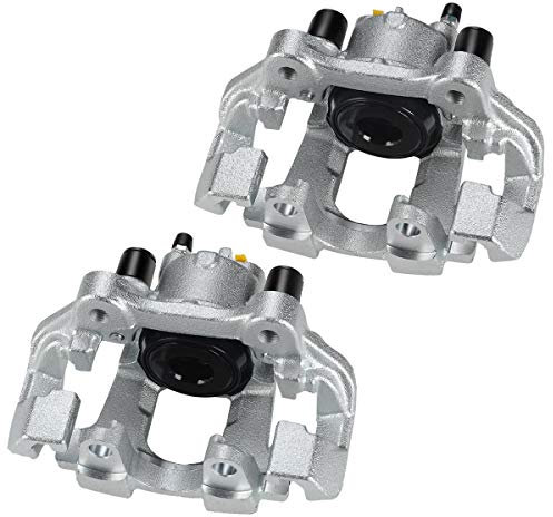 Frankberg 2x Brake Caliper Disc Brake Rear Left Right with Bracket (hole spacing 90mm) Compatible with Grand Cherokee IV WK Grand Cherokee IV WK WK2 Replace# 68052376AA