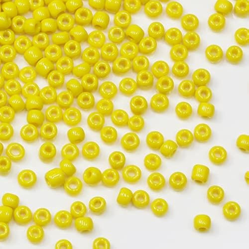 Tibaoffy Glasperlen, Größe 8/0, 3 mm, für Schmuckherstellung (insgesamt ca. 100 g, ca. 3600 Stück)