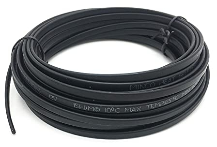 KEPOHK 12V selbstregulierendes Heizkabel Wasserrohr Frostschutz für gemeinsame Auswahl 5 Meter nur Heizkabel