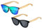 UrbanSky Shield-Sonnenbrille Greg - 2er - Pack Sonnenbrillen Damen und Herren - verspiegelt - mit Holzbügeln (Cool)