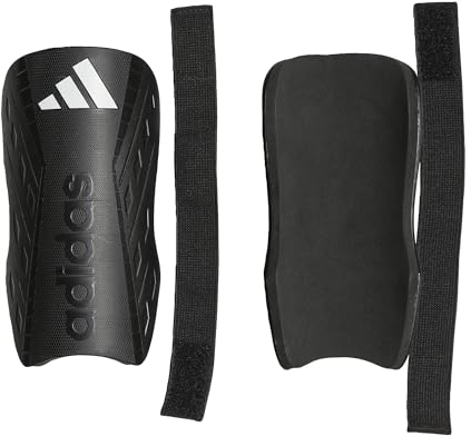 Adidas Unisex Shin Guard Tiro Club Shin Guards, Black/White/Black, HN5601, M