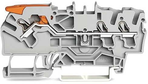 WAGO Kontakttechnik 2102-1301 Klemmenblock, grau, Polzahl 3