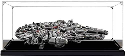 Acryl Display Box Schaukasten aus Acryl, Groß Acryl Vitrine Schaukasten für Lego 75192 Millennium Falcon Modell, Staubdichte Vitrine für Modelle Sammlerstücke (Nur Vitrine) 3 mm,85 x 65 x 25 cm