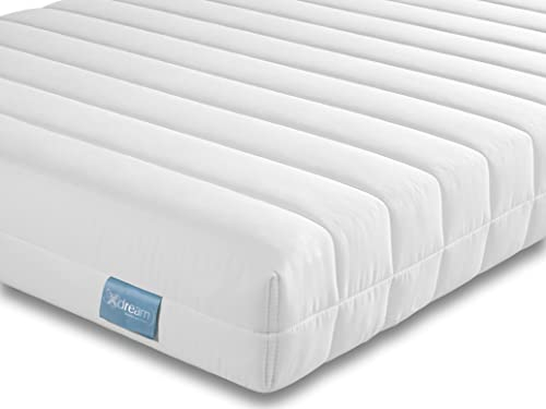 XDREAM Pure Kaltschaummatratze | Ergonomische 7-Zonen Matratze mit Öko-Tex Zertifikat | Rollmatratze | Härtegrad 3 (H3) | 100 x 200 cm