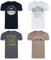 MUSTANG Tshirt Herren Baumwolle Regular Fit 4er Pack Set Rundhals Kurzarm Sommer Tee Shirt Logoprint 6XL, Größe:6XL, Farbe:Farbmix (P23)
