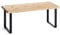 Zeller 27429 Regal, Bambus/Metall, schwarz, ca. 36 x 15,5 x 15,5 cm