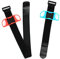 Sport Dancing Wrist Band Verstellbares Tanzspiel Leg Strap Wrist Band Blauer und Roter Elastischer Gurt für Switch Ring Fit Adventure Game Zubehör