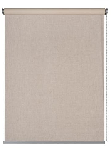 Tende a rullo per interni Oscuranti Premium Cassoneto e catenella in alluminio di alta qualità Tenda a rullo avvolgibile Oscurante termica da interno per finestra STORESDECO 140x250 cm Lino Premium