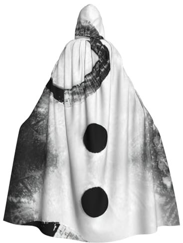 MDATT Halloween Kapuzenumhang Kapuzenumhang Umhang Reversible Vampir Hexe Halloween Cosplay Fasching Kostüm Eishockey Kunst