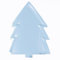 Silver Christmas Tree Shaped Foil Paper Plates 30cm - Pack of 6