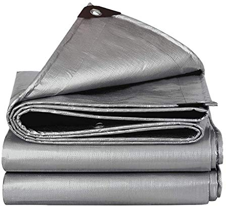 RajoNN Plane wasserdicht, strapazierfähig, Zeltplane, Poly mit Zeltunterstand, Camping-Plane, Outdoor-Regenschutz, Falltücher für Gartenabfälle, Schatten, Camping-Unterstand, Schatten,