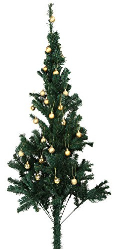 24 Stück 6 Farben Weihnachten Christbaumkugel Ornament Baum Hängende Glitzer Ornament Kugeln Kugeln Party Hochzeit Dekoration (Plastik)