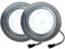 ruehalf Lampada for Cappa aspirante Senza Condotto da 12 V CC, 2 Pezzi, equivalente a 1,5 W, Vetro Smerigliato, Compatibile con Ballast elettronico alogeno da 20 W(Warm White 3000K,SM Connector_No)