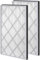HE6FKPET H13 True HEPA Filter Replacement for Shark HE600 HE601 HE602 6 Fan Air Purifier, Compare Part HE6FKPET HE6FKBAS HE6FKPRO, 2 Pack