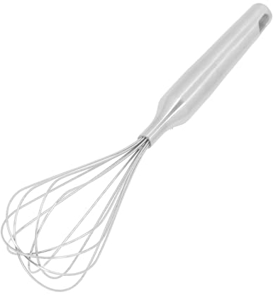 Stainless Steel Push Whisk,Manual Hand Mixer,Egg Whisk Blender Silver Stainless Steel Rugged Comfortable Grip Hand Push Egg Beater for Home Kitchen Cooking and Protein Shaker