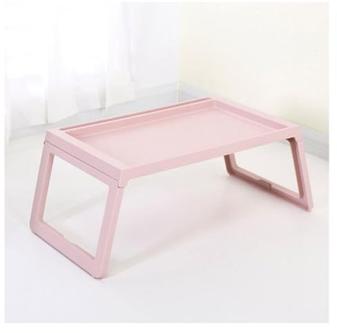 JHIAADEY Laptop-Betttisch, Klappbarer Lapdesk, Betttablett Klappbar, Tragbarer Lapdesk zum, Lapdesk for Sofa, Faltbare Notebooktisch Betttisch, Geeignet zum Arbeiten, Schreiben, Malen und Essen(Pink)