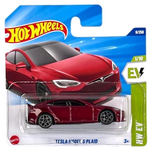 Hot Wheels Single Cars TESLA MODELL S PLAID HYW86