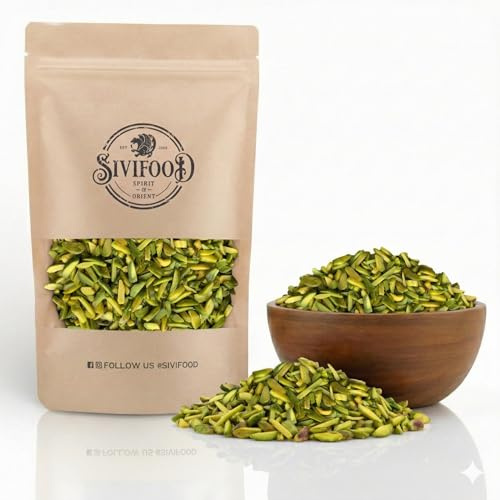 SIVIFOOD Pistacchi a bastoncino superverdi 1kg – Pistacchi spezzettati naturali per cucina, pasticceria, decorazione e guarnizione – Qualità premium per dolci e piatti salati 1000g