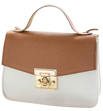 KQIVAM Umhängetasche Damen Klein, Frauen PU Leder Schultertaschen, Handtasche mit Schultergurt Clutch Crossbody für Mutter Frauen Freundin (01-Khaki)