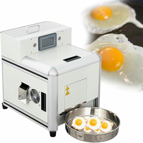 LASDERTV Commercial Fully Automatic Fried Egg Maker, Smart Touch Screen, One Key to Make 120 Pcs/H Time, for Breakfast Shop, Food Court, Bakery, Canteen, Hotel, Factory