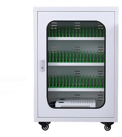 Cellphones Storage Cabinet and Storage Box,Rechargeable Mobile Phone Storage Locker Mobile Phone Charging Cabinet with Wheels and Lock for School Church Airport,60slots