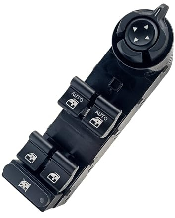 NAJING Interruttore alzacristallo elettrico 5VH83LXHAA lato conducente per Jeep Renegade 2015-2023 e Fiat 500X 2016 2021-2022, interruttore principale finestra elettrica durevole (porta anteriore