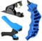 HUAREW 3 Pcs Drip Irrigation Tubing Hole Punch Cutter Tool Set, 2 in 1 Combination Drip Punch Tool, Irrigation Sprinkler Hose Cutter for Garden PE Pipe 16 20mm