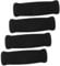 YARNOW 4 Stück Baseballgriff Baseballschläger Griff Schlägergriffe Fledermauswickel Schwamm Black