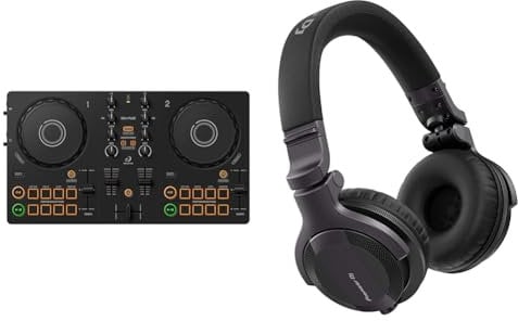 Pioneer DJ AlphaTheta Pack DDJ-FLX2 con Cuffie, DDJ-FLX2 + HDJ-CUE1