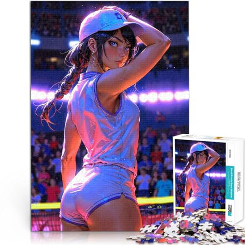 Adults 2000 Piece Jigsaw Puzzle Anime Tennis Woman Interessante Stressreduzierung Geeignet für die Schreibtischdekoration70x100cm