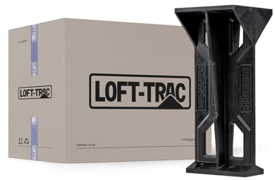 LOFT-TRAC 24 Pack Loft Stilts Loft Legs 175mm, Loft Insulation Spacers for Raised Storage Boarding, Heavy-Duty Attic Floor Supports, Attic Stilts Prevents Heat Loss, Load Bearing 500kg