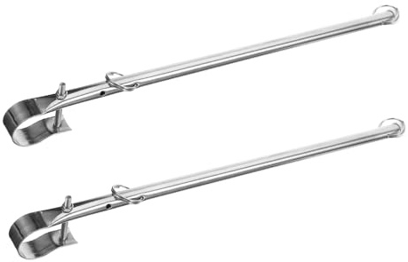 UPKOCH 2 Pièces Mâts De Pavillon pour Bateaux Support De Pavillon pour Rambarde De Bateau Accessoire pour Mât De De Voilier De pour Yachts