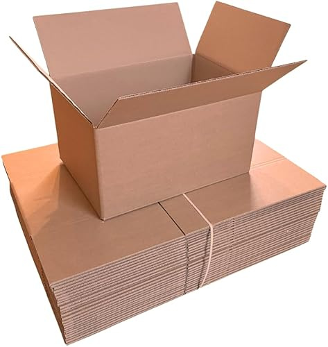 Versandkarton 39x28x22 cm – 2-wellig (EB Doppelwelle) – extra stabil – Faltkarton für sicheren Versand - 5 Stück