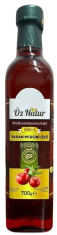 Öz Natur | Wildheidelbeerextrakt, Konzentriertes Fruchtextrakt, 100% Wildheidelbeere 700g