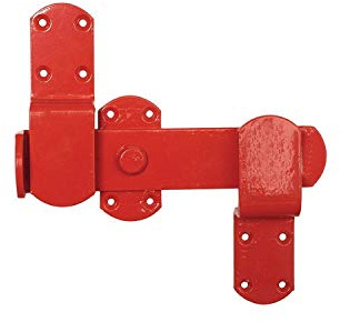 Perry Equestrian 509-PP0000RD No. 509/PP Kick Over Stable latches-prepacked, Red