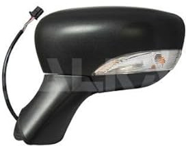 ALKAR 6127187 Außenspiegel Seitenspiegel Links Beheizbar Elektrisch mit Blinklicht Kompatibel mit RENAULT Captur J5, H5 für Linkslenker 261659450R 963735617R