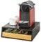SoBuy Nespresso Kaffeekapselhalter mit 4-Fach Tee Organizer für Kapseln Schubladenbox Teebox Platzsparender Aufbewahrungsbox für Küche & Kaffeestation 31x30x10cm Bambus FRG280-SCH