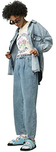 ONLY Damen Onlverna-Bomb Balloon Hw DNM Rea09 Noos Jeans, Light Blue Denim, S EU