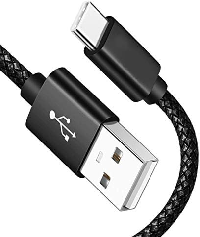 NWNK13 USB C Cable Type C Fast Charging Cable for Samsung S21 S21+ S21 ultra S20 Fe 4G S20 Fe 5G S20 S20+ S20 ultra Android Phone Charger Lead Wire Sync Cord for A32 A12 A41 A72 (Black, 3m)