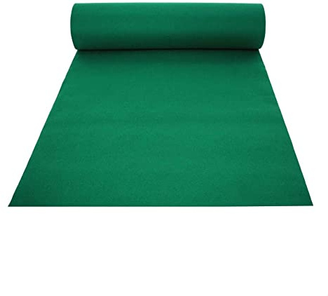 acquaverde | Passatoia Verde 1x50 m (50 mq) – Tappeto Antiscivolo per Fondo Piscina, Moquette in Rotolo per Eventi, Cerimonie, Matrimoni, Natale e Feste – Uso Interno ed Esterno