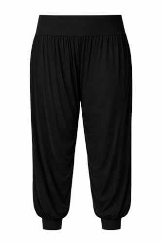 Girls Harem Pants Ali Baba Trousers Loose Casual Baggy Pant Sports Dance Elastic Yoga Leggings Childrens Flared Fancy Dress Kids Comfy Relaxed High Waist Trouser Black 13-14 Years