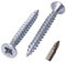 SKIR'CO Lote de 900 tornillos de acero chapado en zinc de 4,0 x 35 mm, cabeza avellanada Pozidriv, tornillos de aglomerado, rosca PZ totalmente (900, 4 x 35 mm)