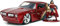 Jada Toys DC Wonder Woman 1972 Pontiac Fireb. 1:32