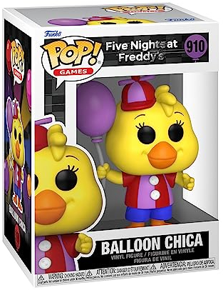 Funko Pop! Games: Five Nights at Freddy's (FNAF) SB - Balloon Chica The Chicken - Vinyl-Sammelfigur - Geschenkidee - Offizielle Handelswaren - Spielzeug Für Kinder und Erwachsene - Video Games Fans