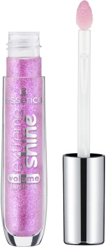 essence extreme shine volume lipgloss, Nr. 10, Violett, volumengebend, glänzend, strahlend frisch, transluzent, vegan, ölfrei, ohne Alkohol, ohne Konservierungsstoffe, 1er Pack (5ml)