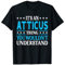 Atticus Thing Persönlicher Name Lustiger Atticus T-Shirt