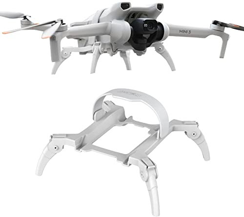FPVtosky Landing Gear for DJI Mini 3 Drone - Spider Leg Foldable Extension Kit Accessories (Grey)