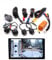 YLOXFW 3D Car 360 Degree Panoramic Camera AHD 1080P Starlight Visión nocturna Front+Rear+Left+Right 360° Kit de cámara para coche Android GPS Navigation Radio Stereo